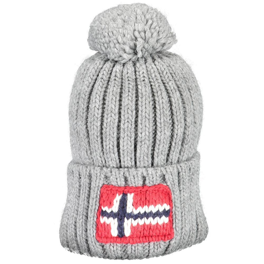 Chapeau Napapijri Gris Acrylique Homme