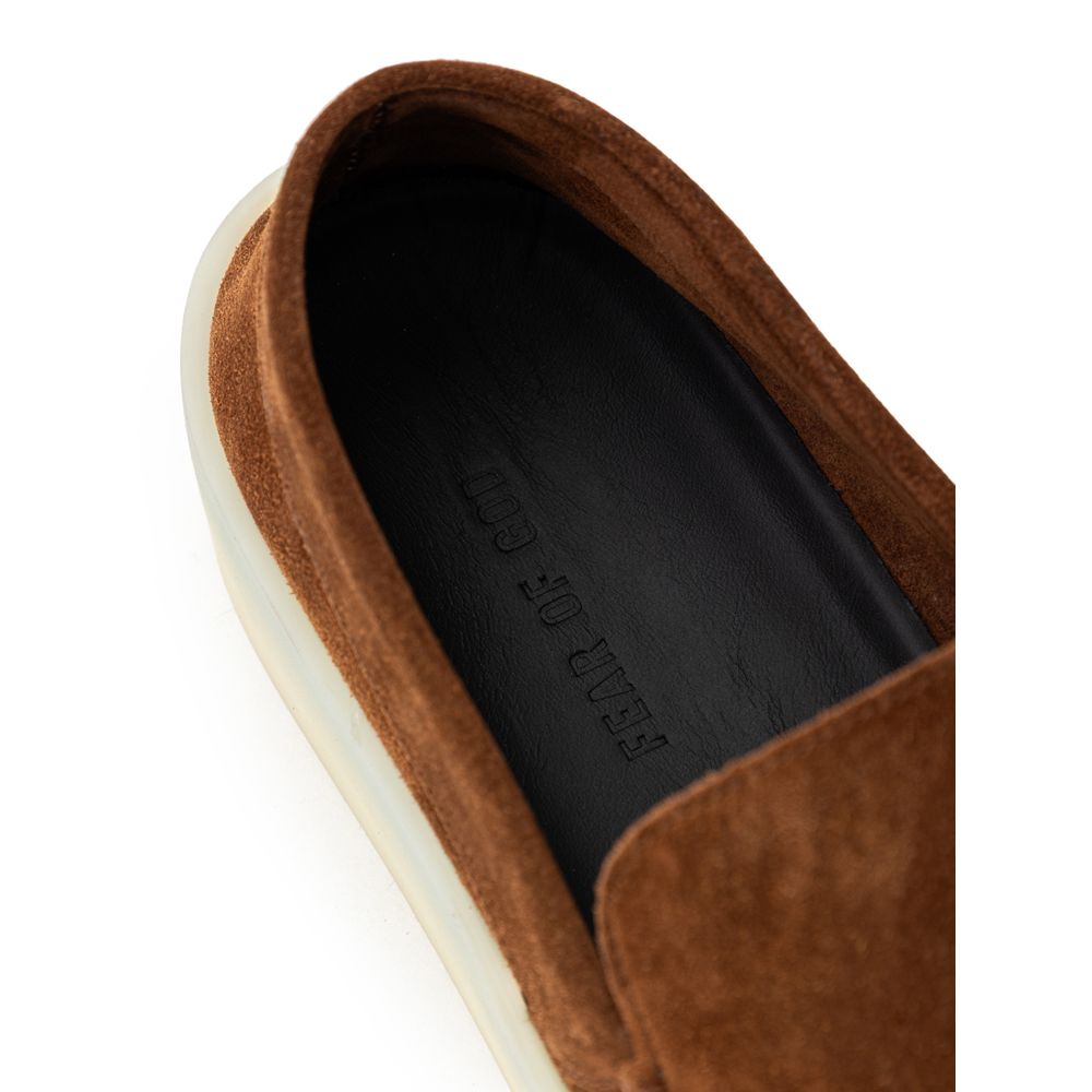 Mocassins en cuir marron Fear Of God