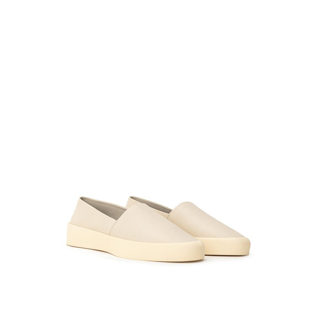 Mocassins en cuir gris Fear Of God