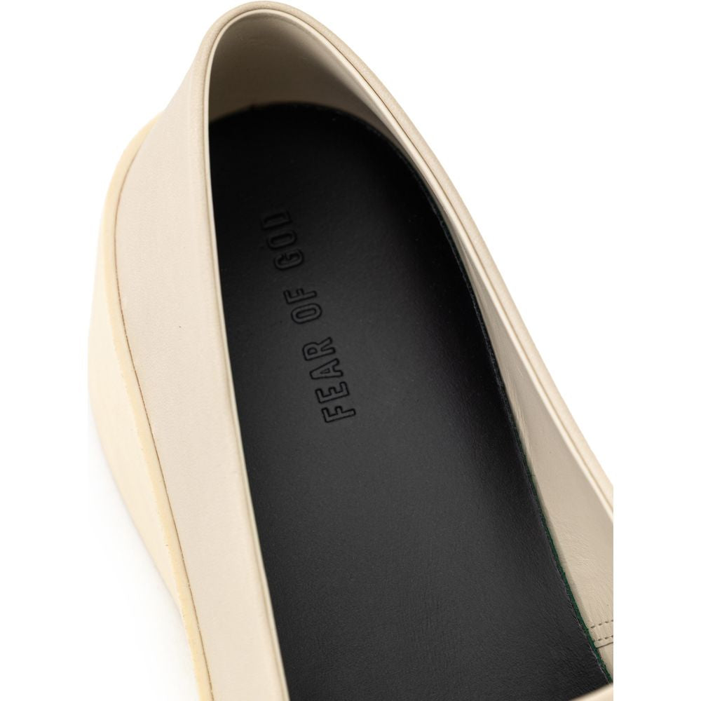 Mocassins en cuir gris Fear Of God