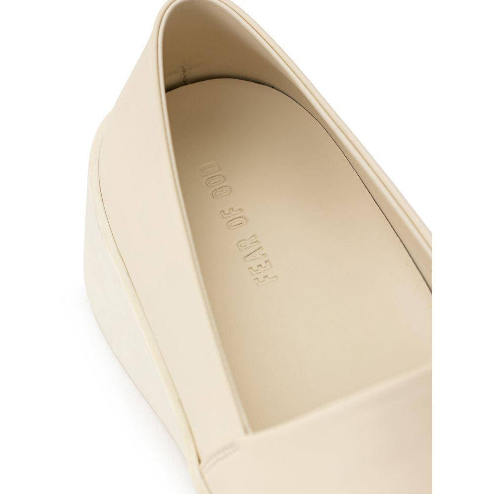 Mocassins en cuir beige Fear Of God
