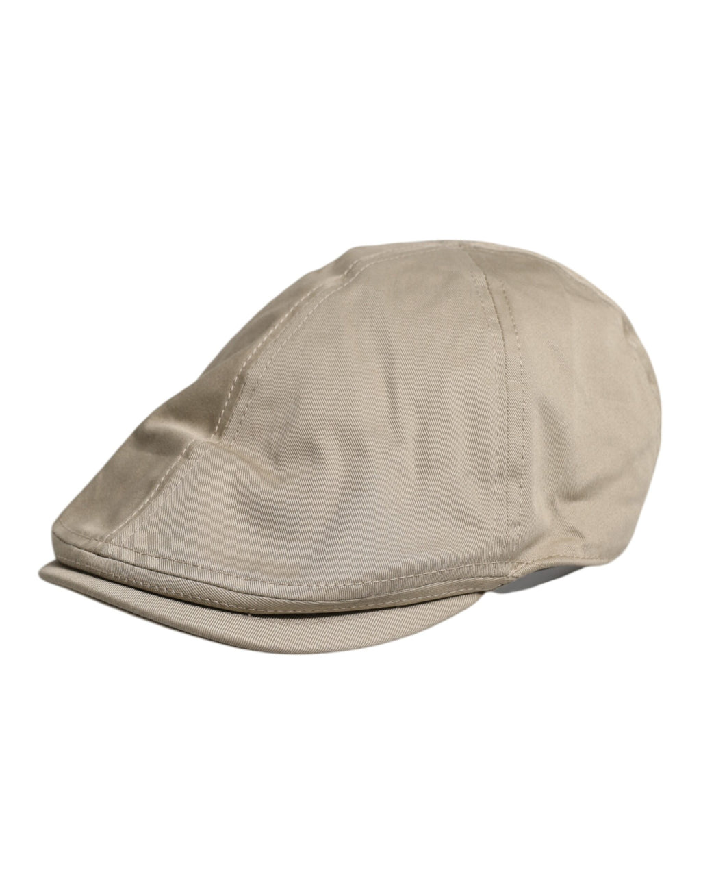 Dolce &amp; Gabbana Beige Baumwoll-Newsboy-Capello-Cabbie-Mütze