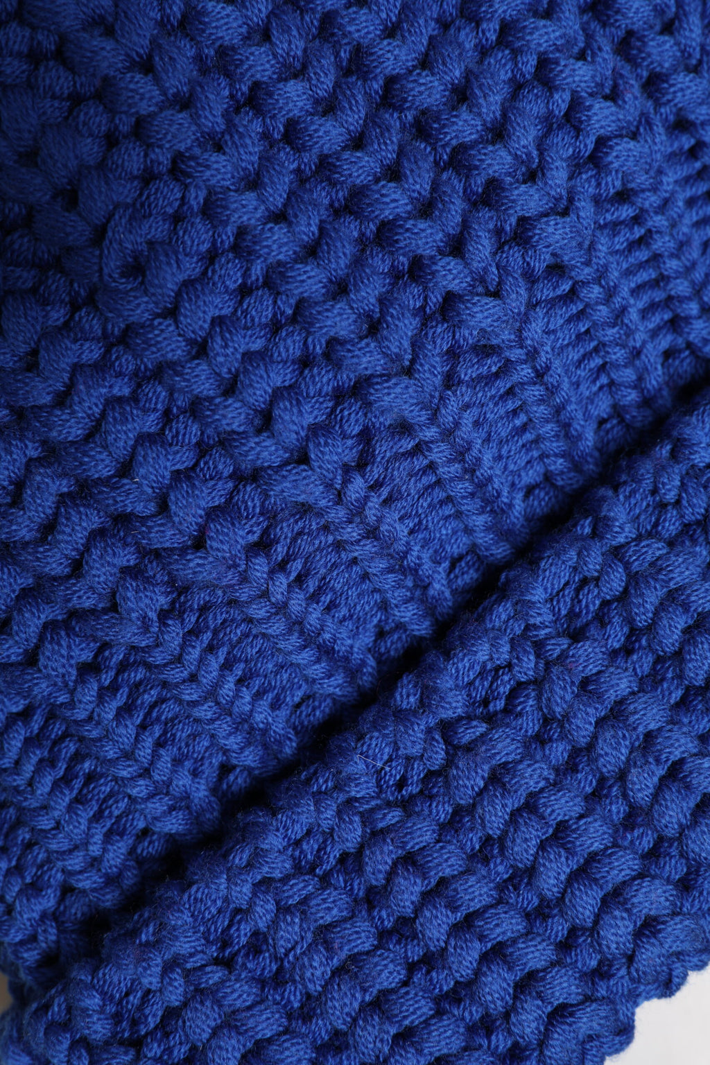 Dolce &amp; Gabbana Blaue Wollstrickmütze für den Winter