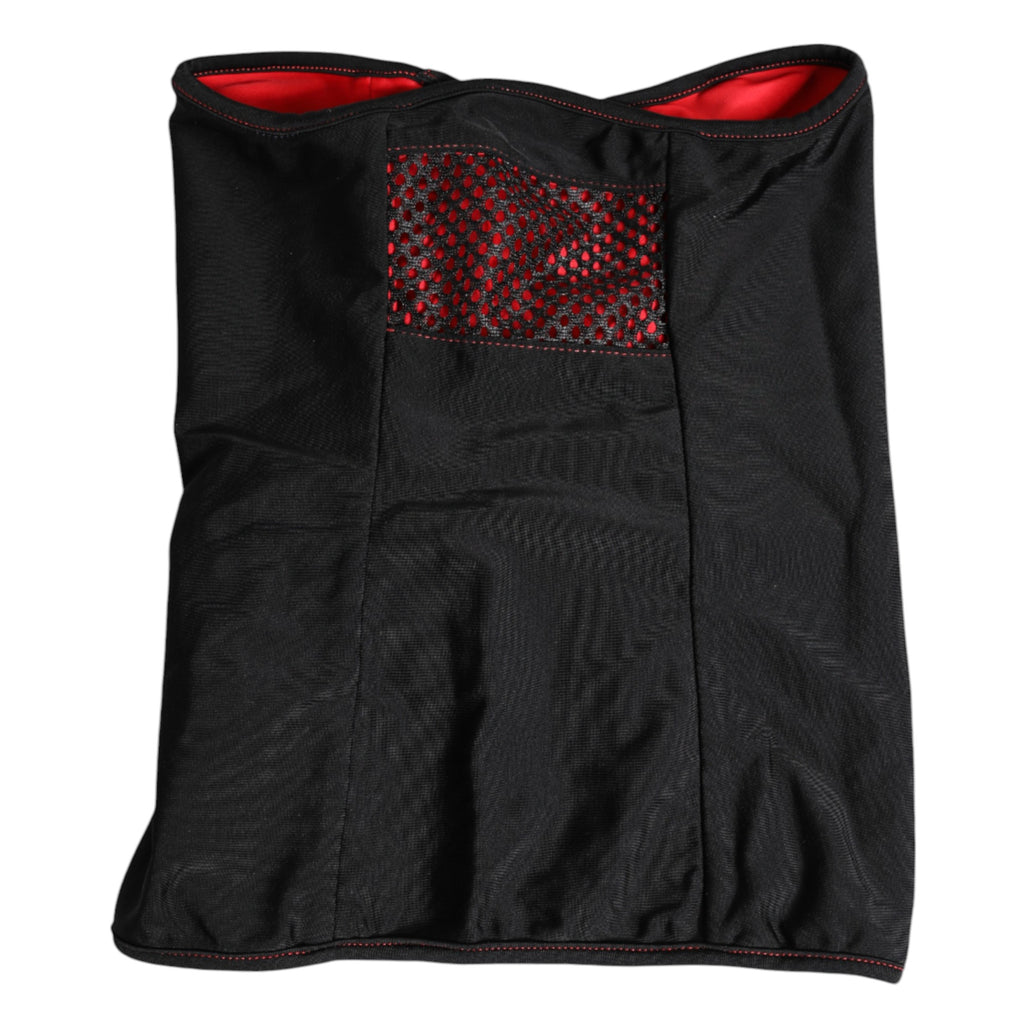 Cagoule cache-cou en nylon noir Dolce &amp; Gabbana