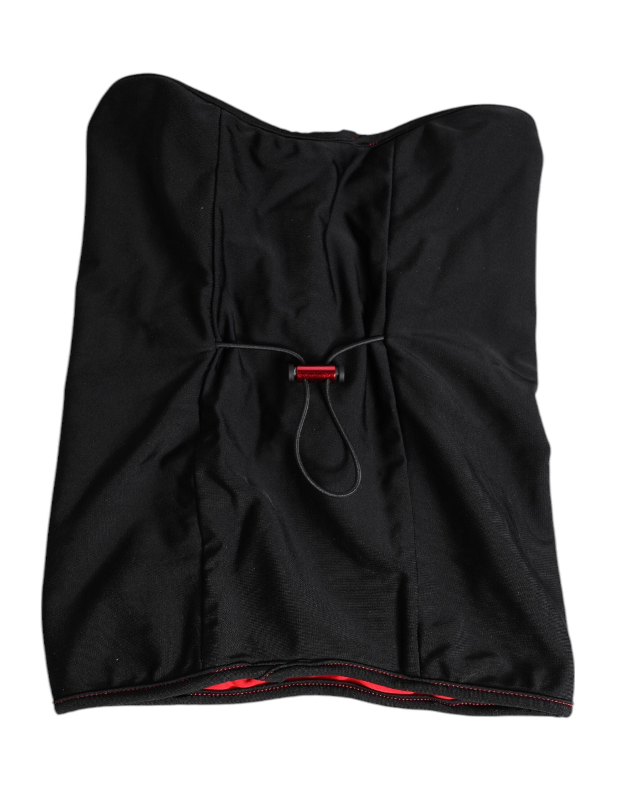 Cagoule cache-cou en nylon noir Dolce &amp; Gabbana