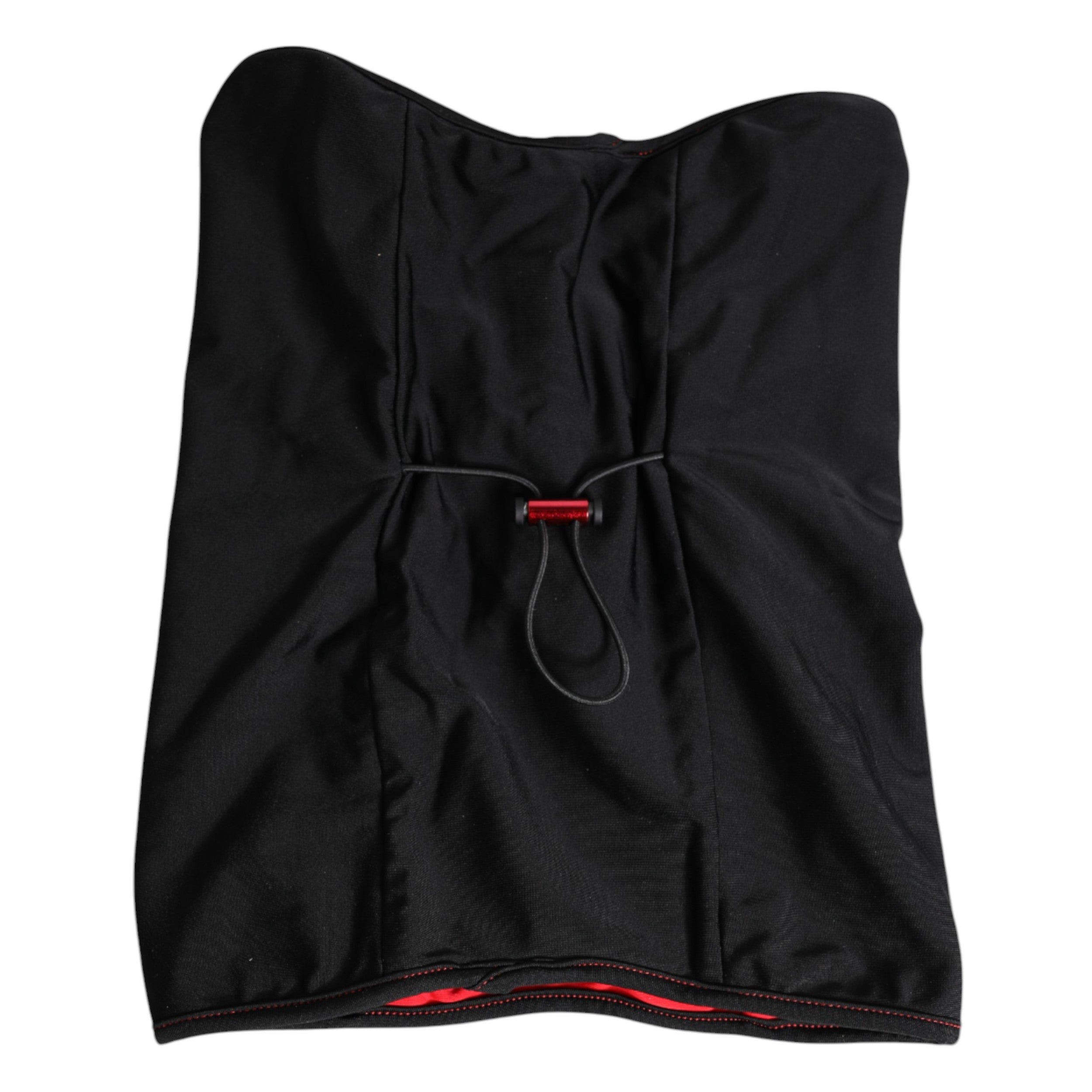 Cagoule cache-cou en nylon noir Dolce &amp; Gabbana