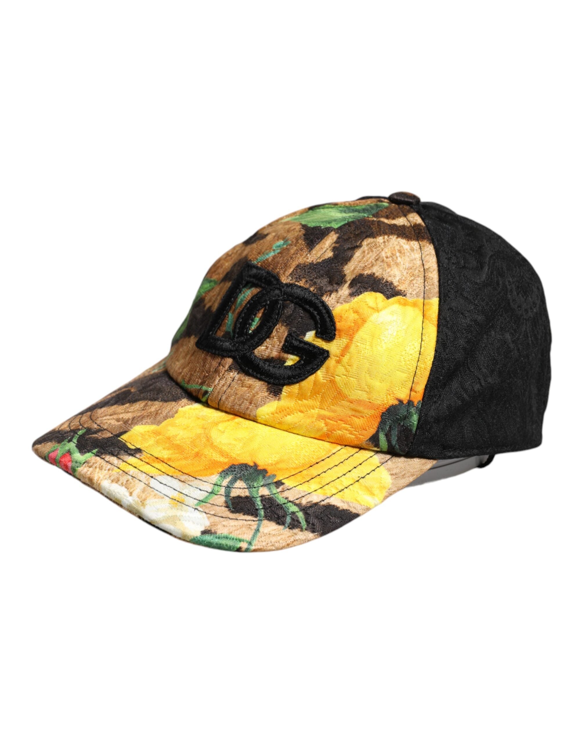 Dolce &amp; Gabbana – Mehrfarbige Baseballkappe mit 6 Paneelen und DG-Logo-Patch