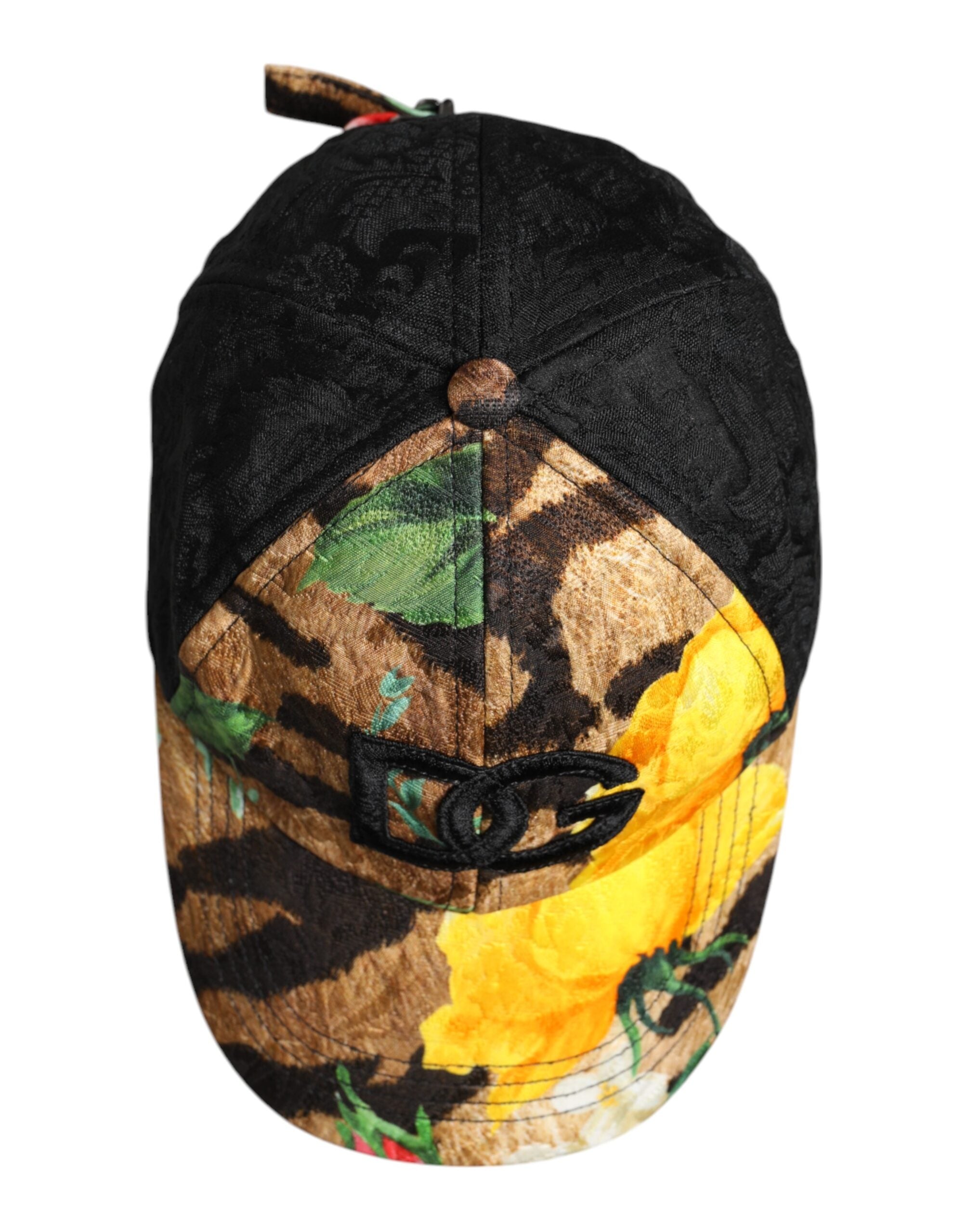 Dolce &amp; Gabbana – Mehrfarbige Baseballkappe mit 6 Paneelen und DG-Logo-Patch