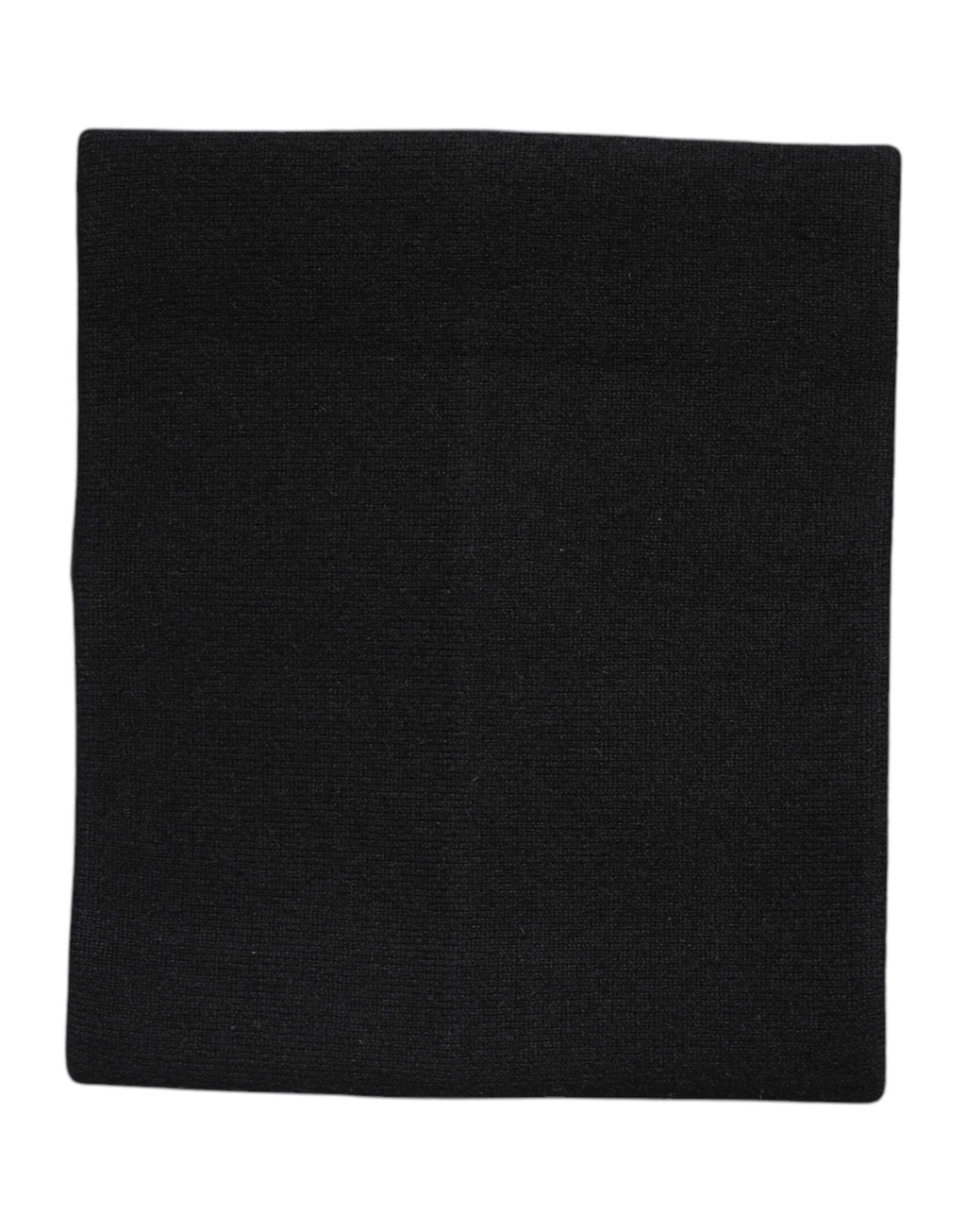 Foulard cache-cou en cachemire noir Dolce &amp; Gabbana