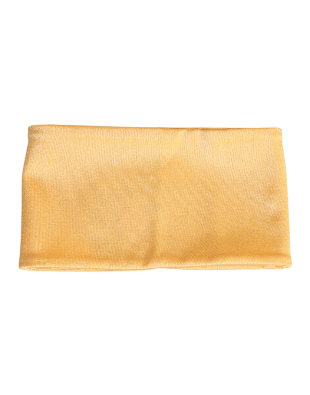 Foulard tour de cou Dolce &amp; Gabbana en nylon extensible jaune pour femme