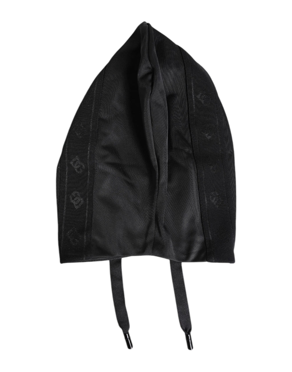 Dolce &amp; Gabbana – Schwarzer Polyester-Wickelhut