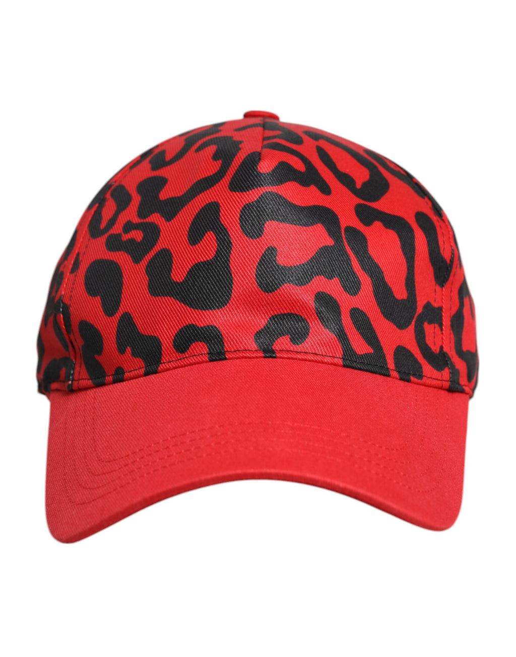Dolce &amp; Gabbana Rote 6-Panel-Baseballkappe aus Baumwolle für Damen