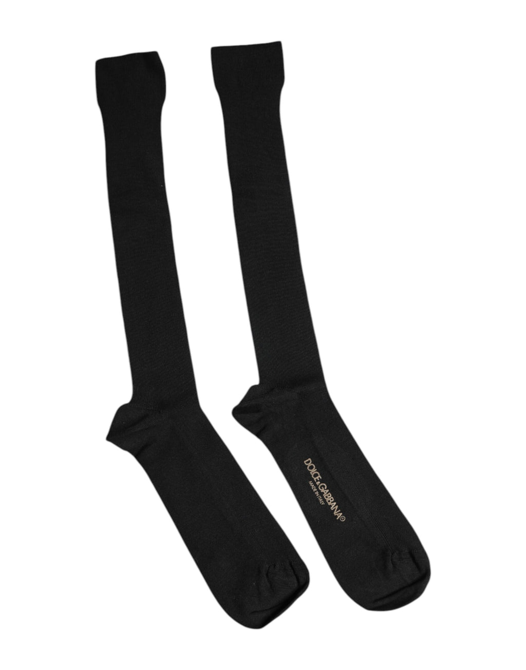 Dolce &amp; Gabbana – Wadensocken aus schwarzer Viskose mit Logo