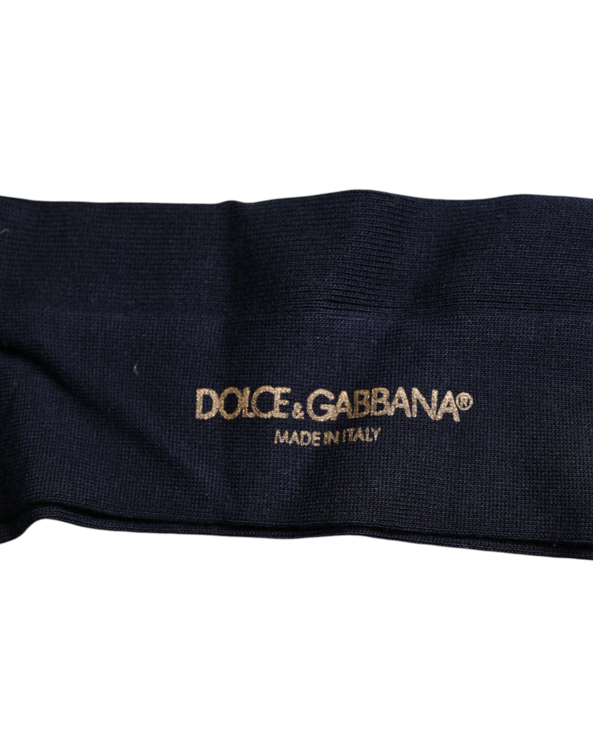 Dolce &amp; Gabbana – Wadensocken aus schwarzer Viskose mit Logo