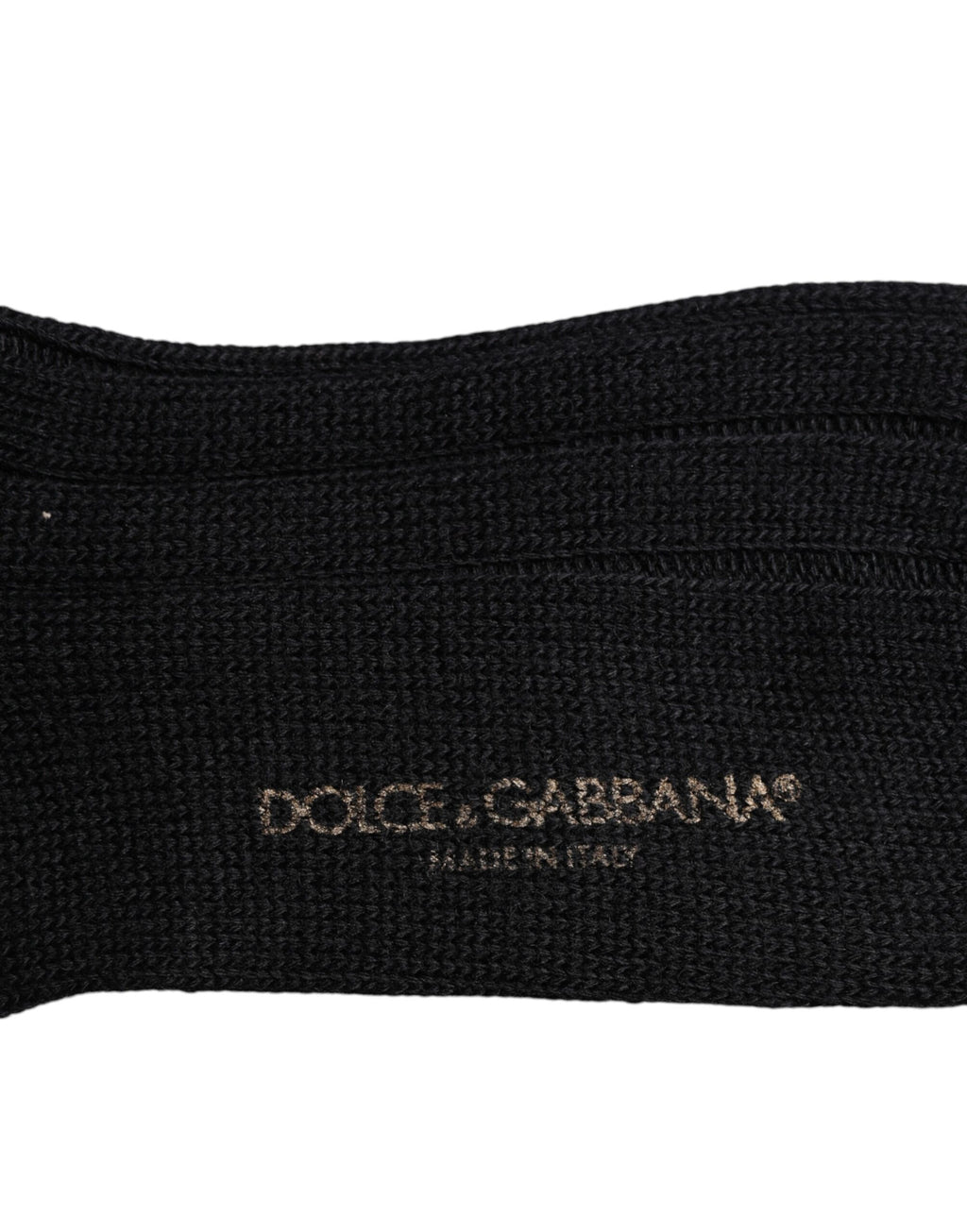 Dolce &amp; Gabbana – Wadenstrümpfe mit schwarzem DG-Logoprint