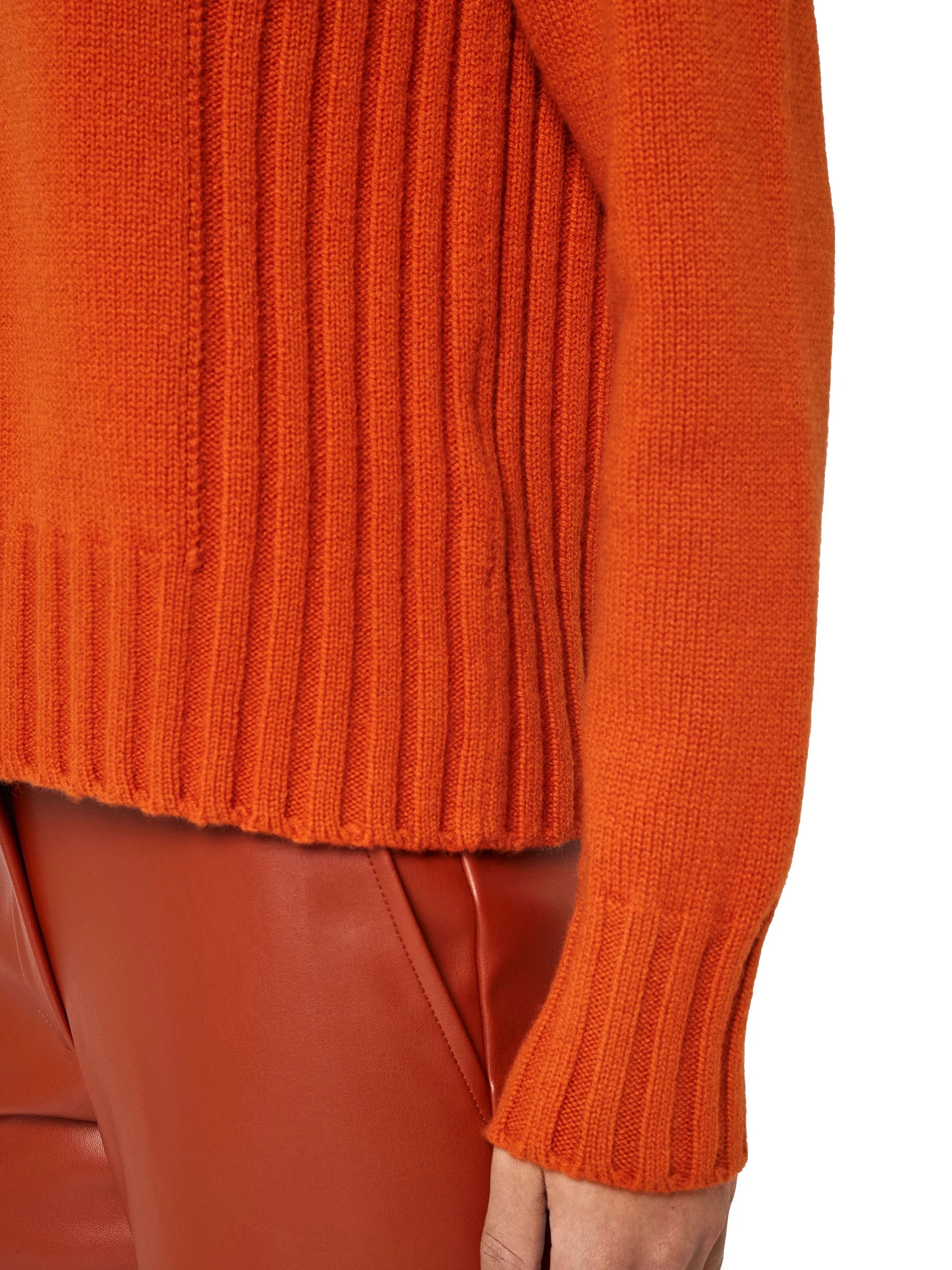 Alpha Studio Sweaters Orange Woman