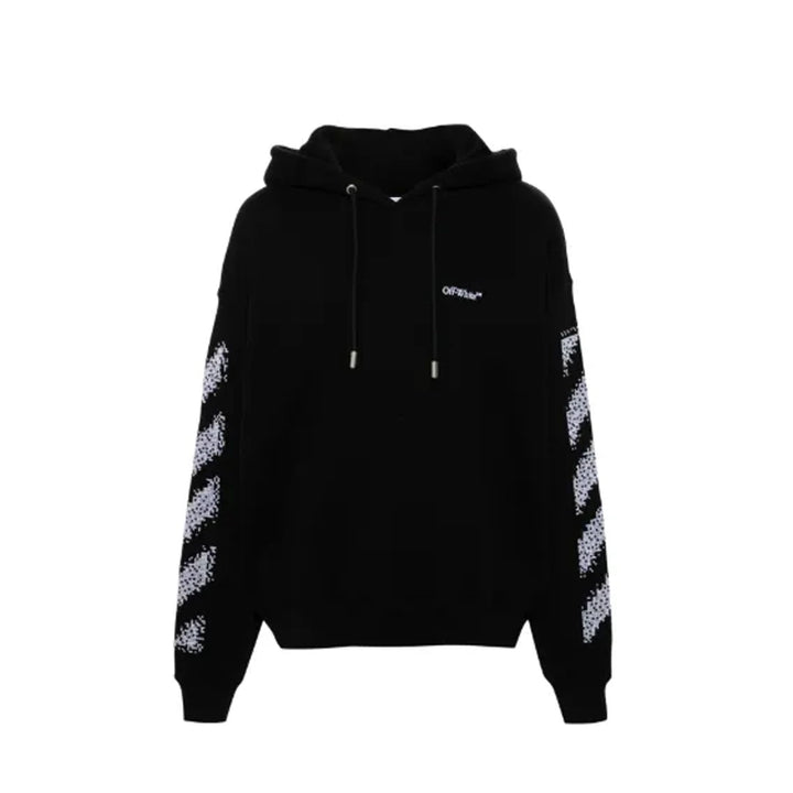 Off-White Pixel Diag Skate Hooded Sweatshirt