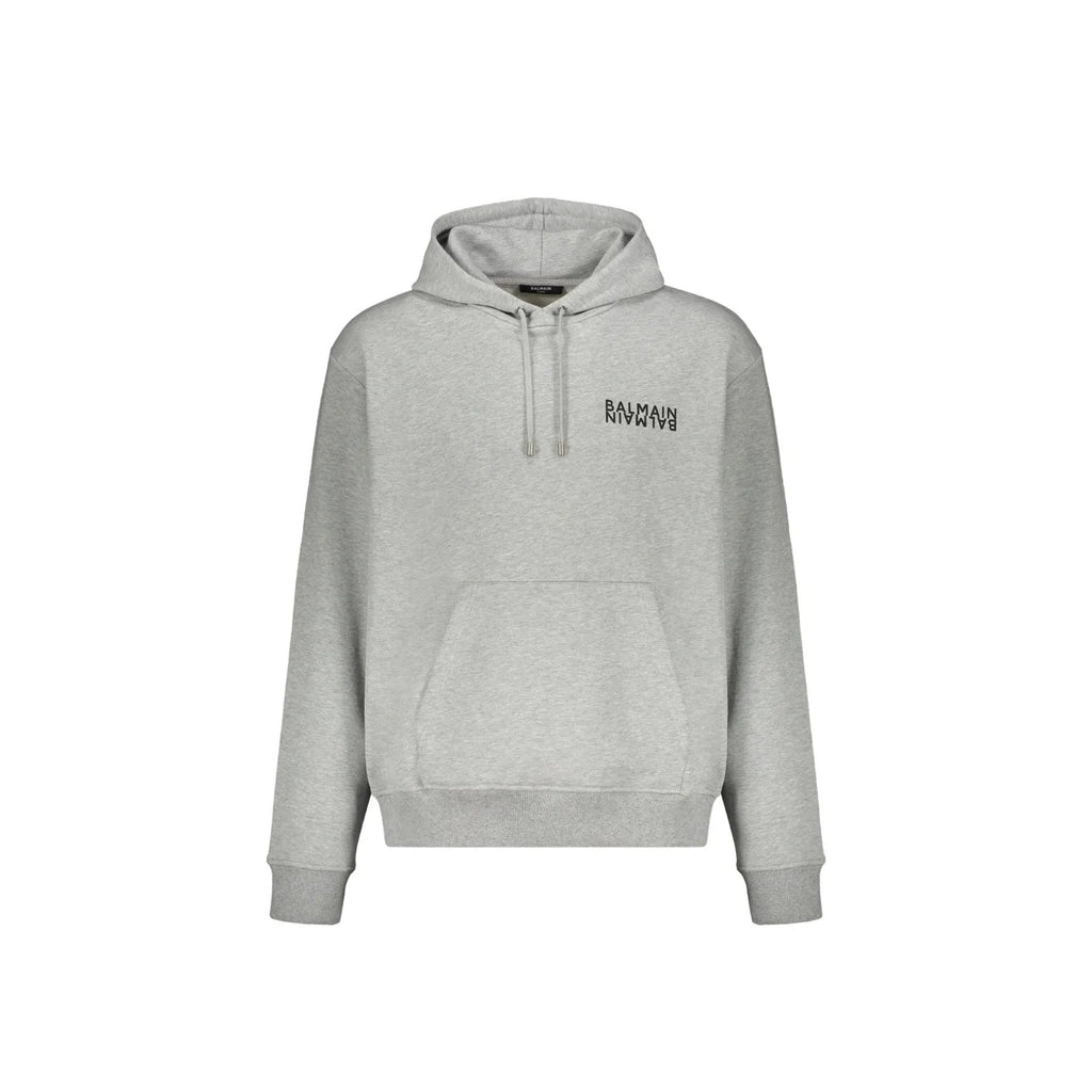 Balmain Logo Motif Hoodie – Siebentaschen