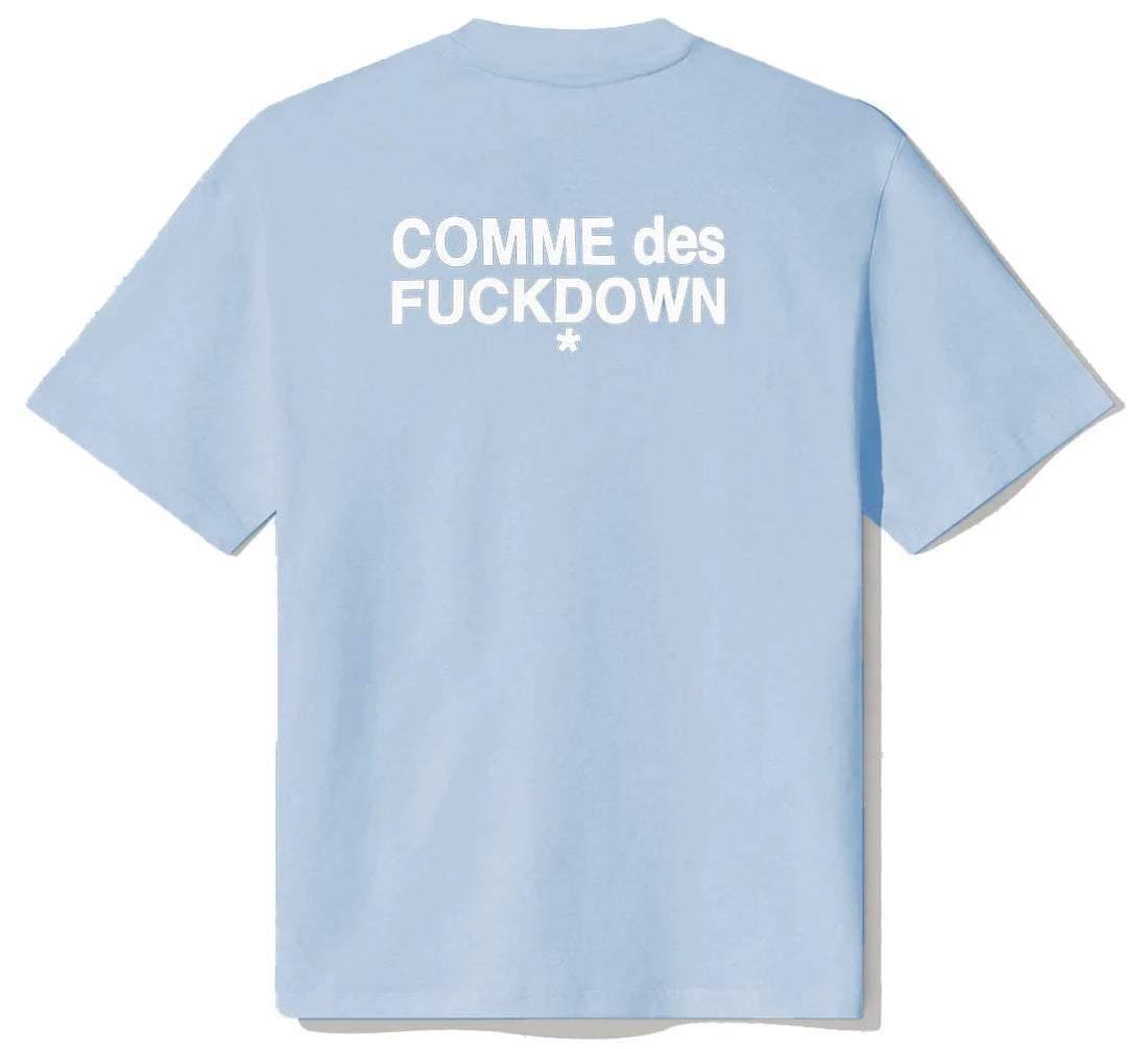 Comme Des Fuckdown T-shirt & Top Light Blue Woman