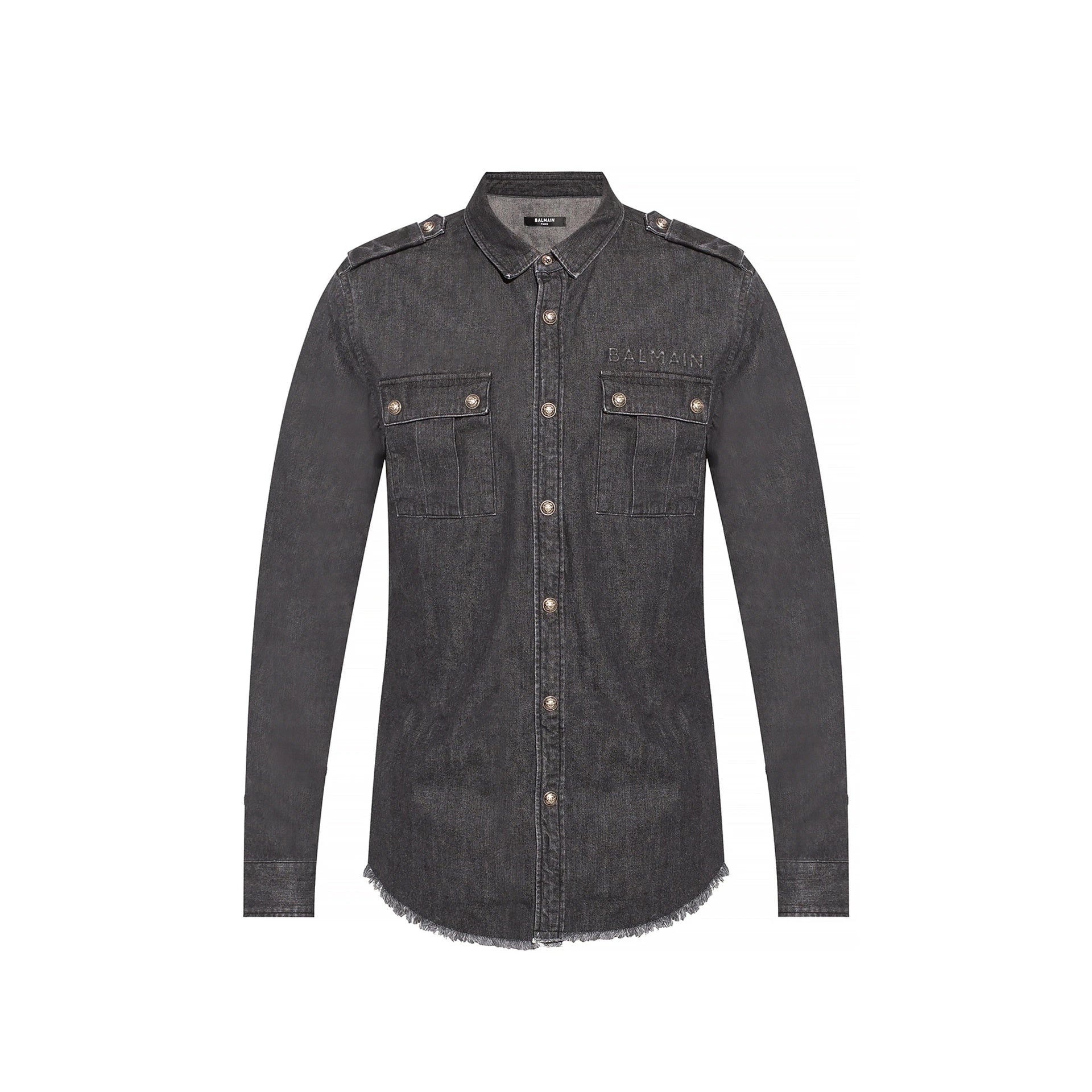 Balmain Cotton Denim Shirt