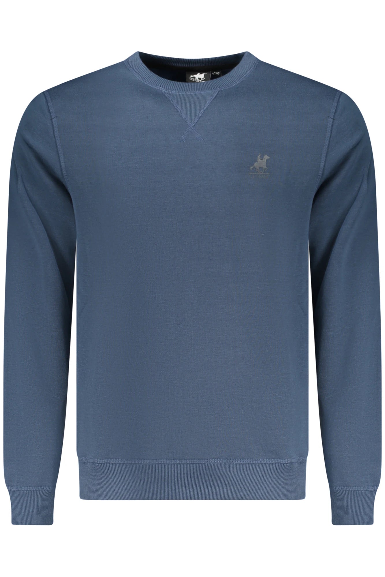 US GRAND MEN&#39;S BLUE ZIP-UP SWEATSHIRT