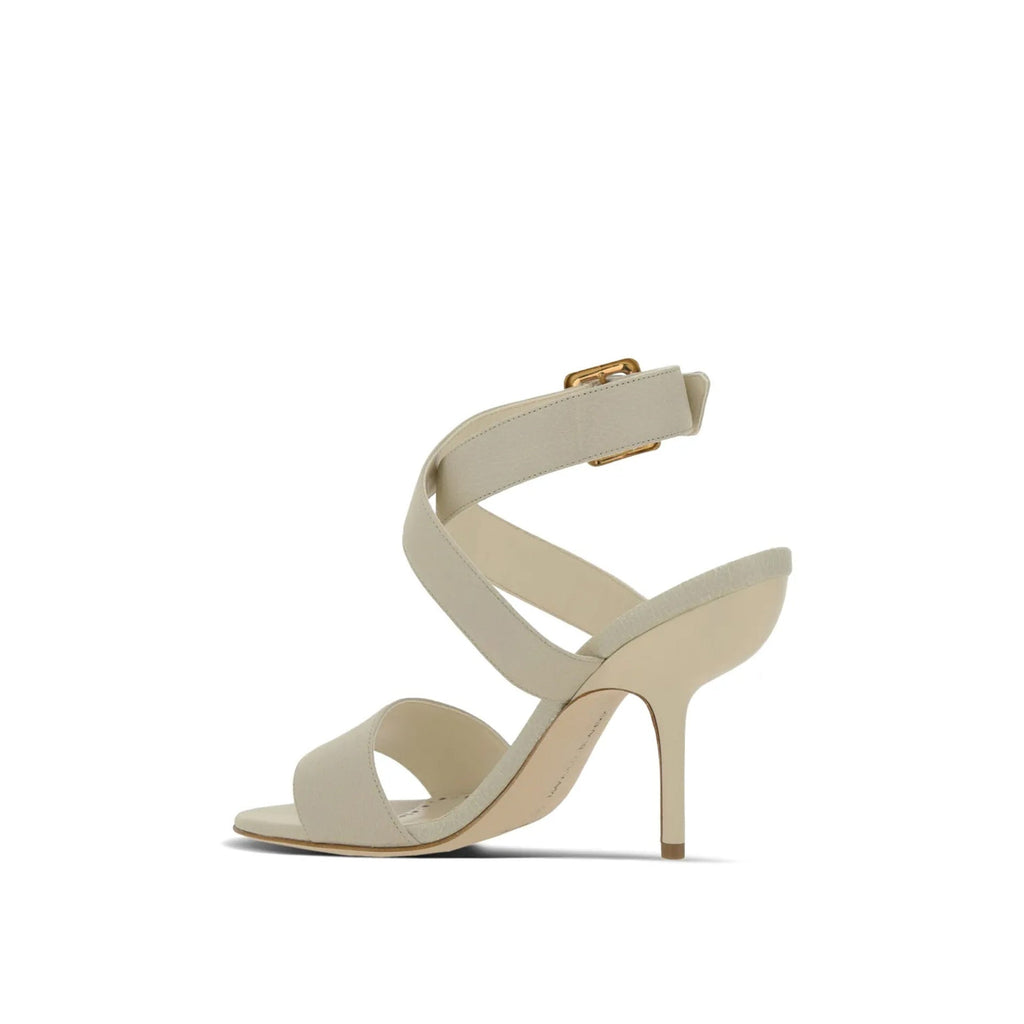 Manolo Blahnik Helua 105 Leather Sandals