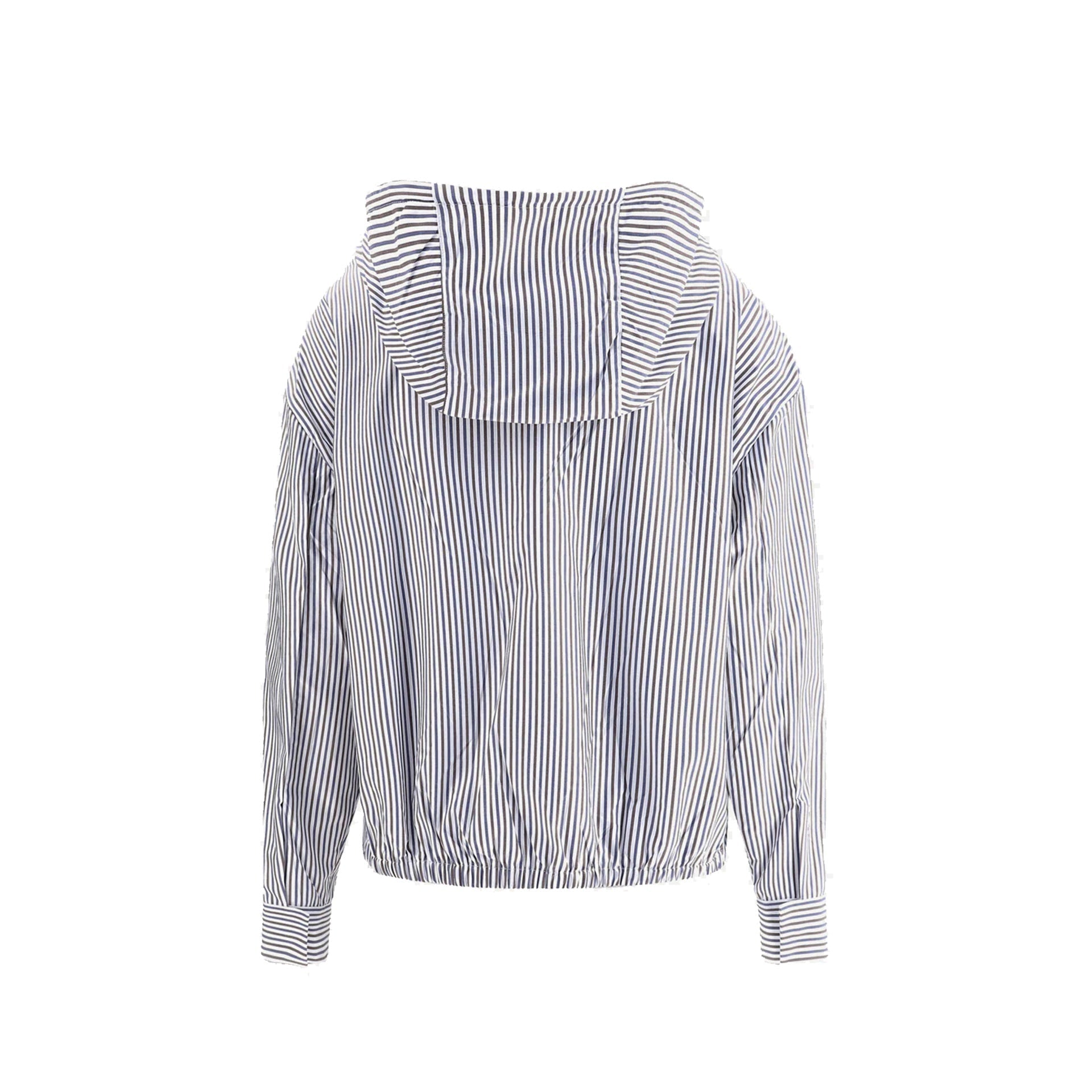 Prada Striped hooded Jacket