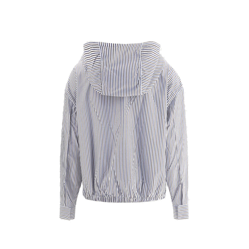 Prada Striped hooded Jacket