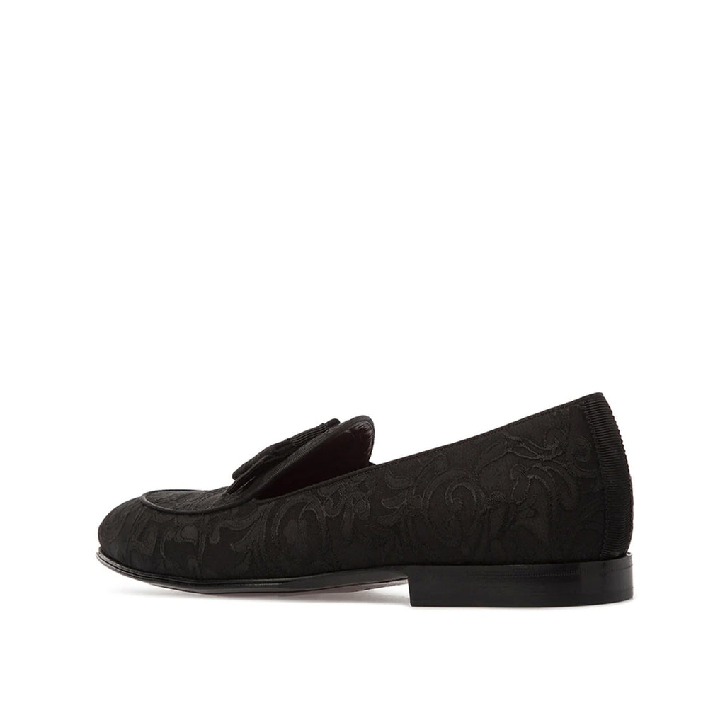 Dolce & Gabbana Baroque Jacquard Loafers - MEN SHOES - DOLCE & GABBANA - Tluxy New