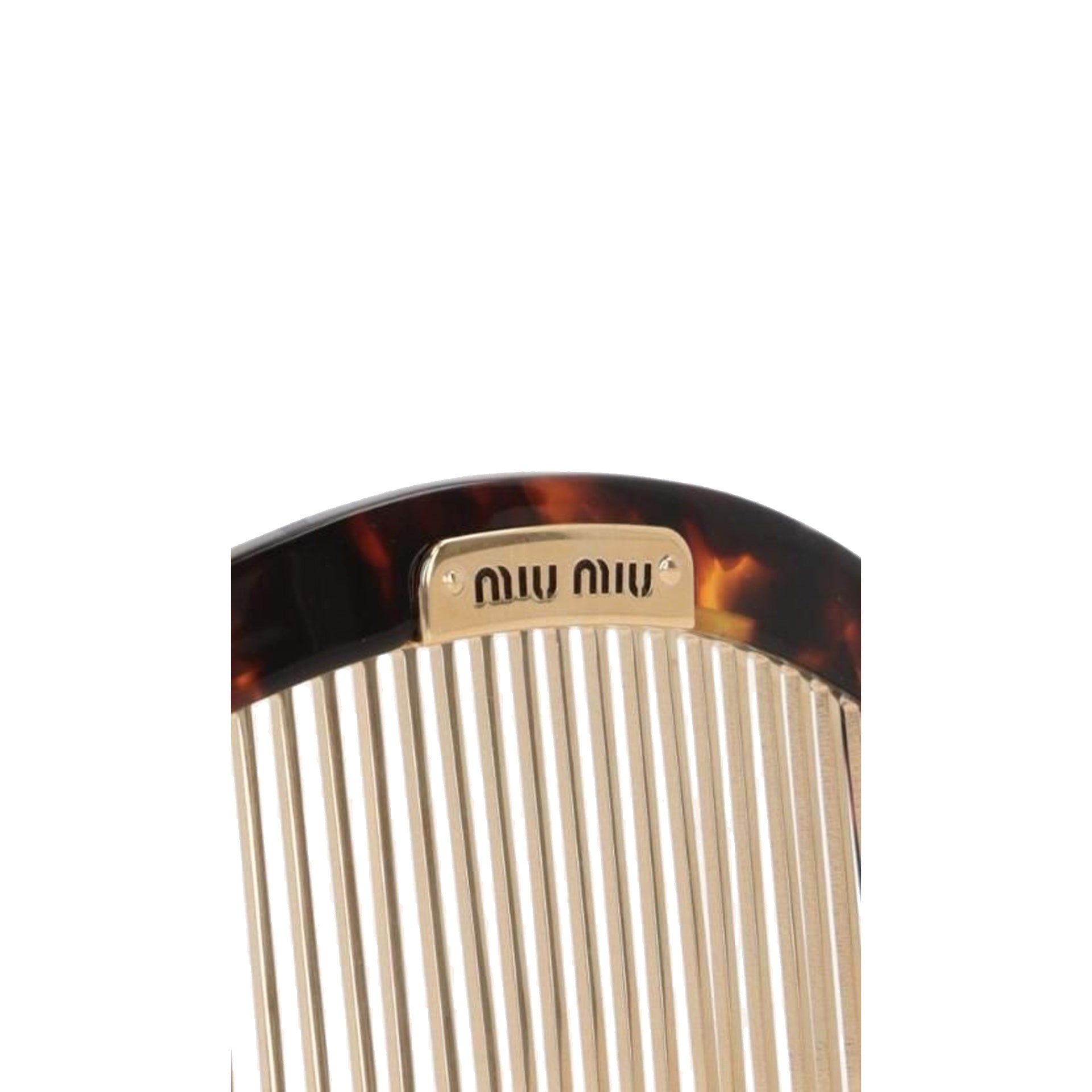 Miu Miu Hair Tortoiseshell Hair Comb