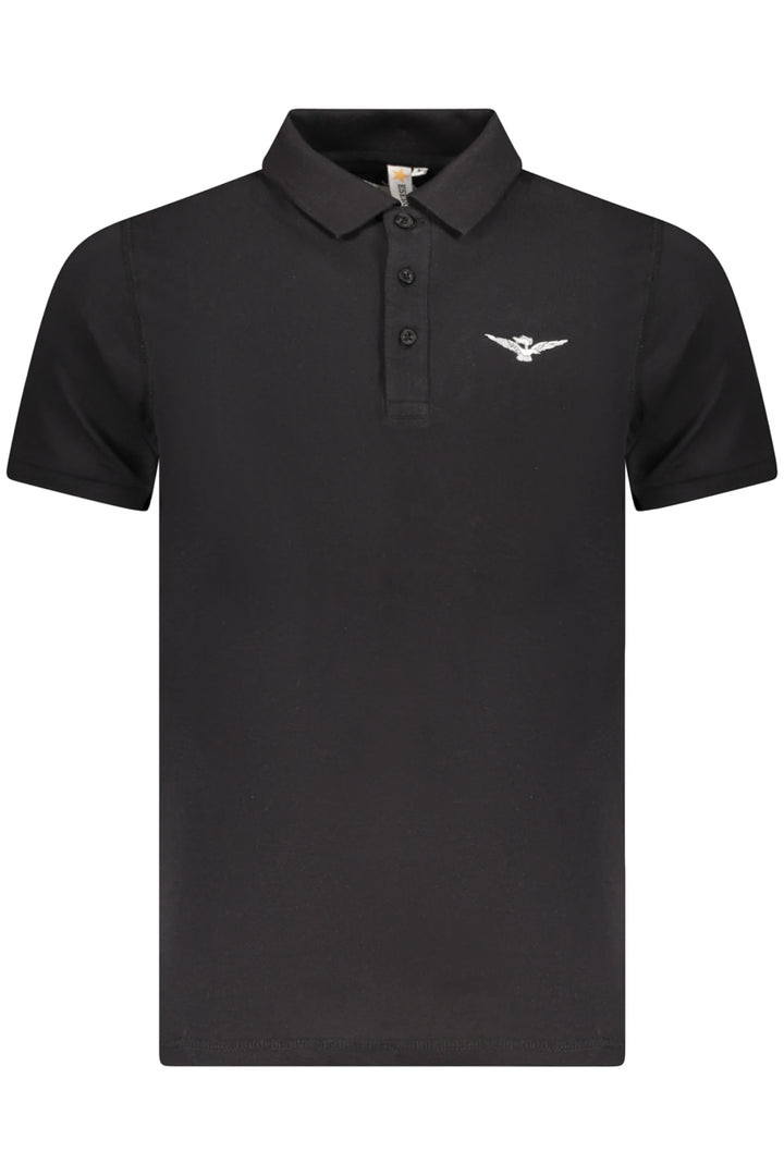 ARMY 1659 BLACK MEN&#39;S SHORT SLEEVE POLO