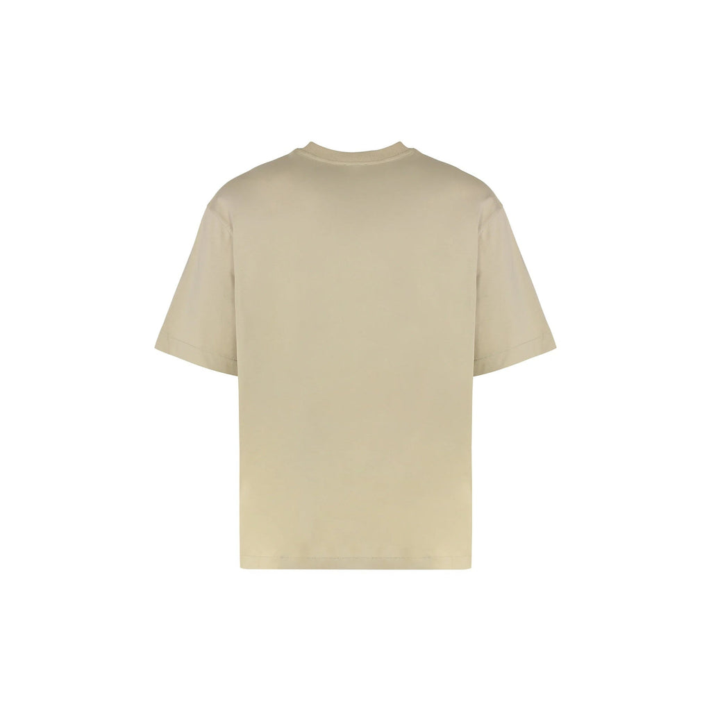 Off-White Cotton Crew-neck T-shirt
