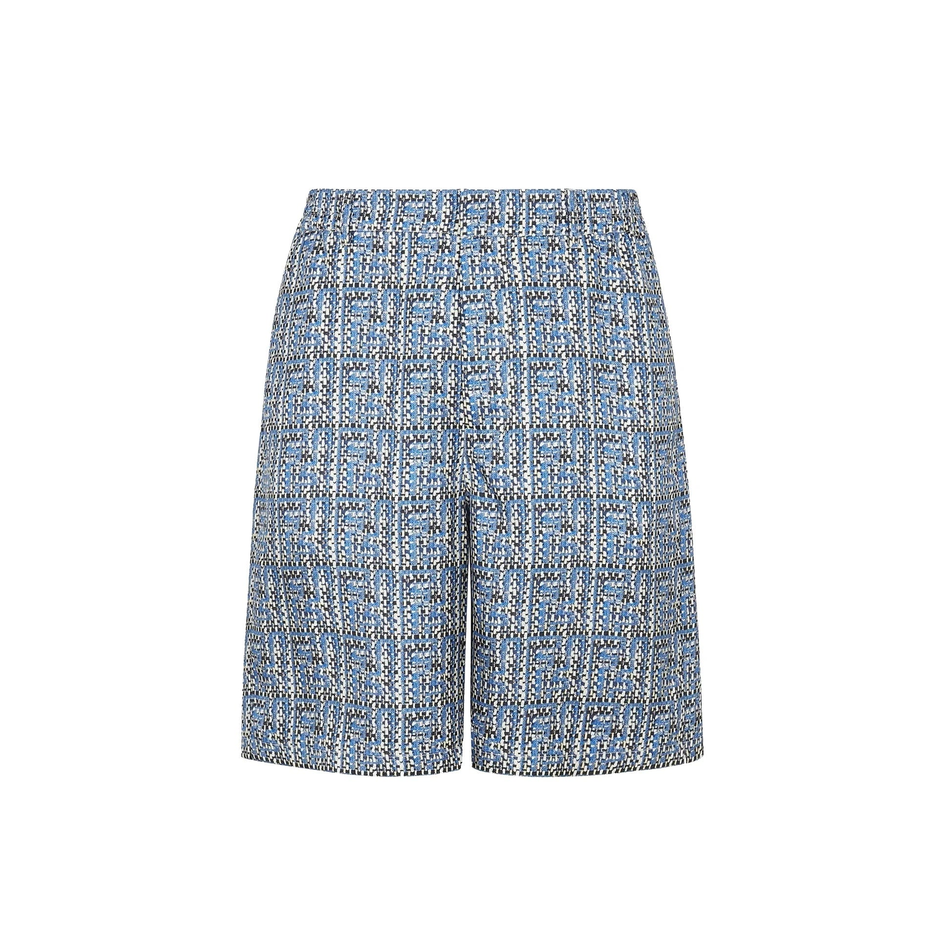 Fendi Printed Silk Shorts