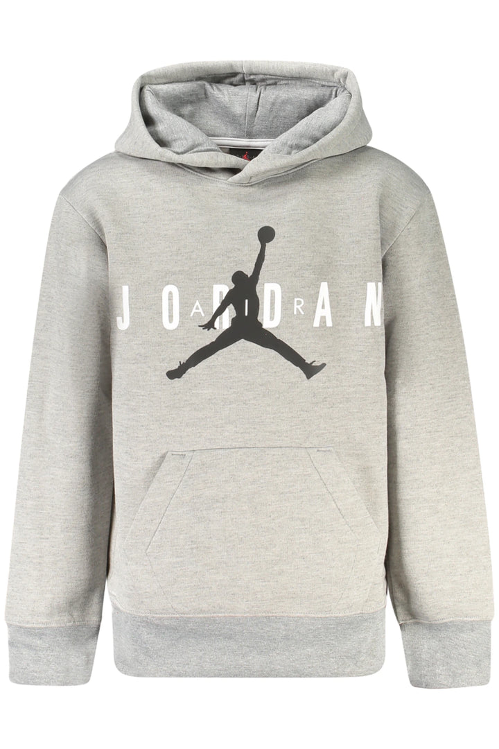 JORDAN MEN&#39;S GRAY ZIP-UP SWEATSHIRT