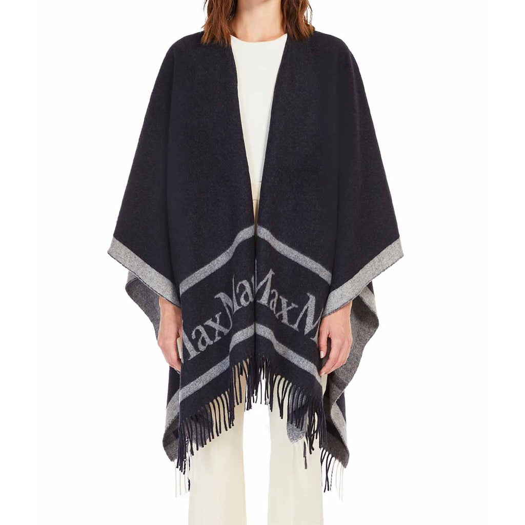 Max Mara Studio Pirania Wool Cape