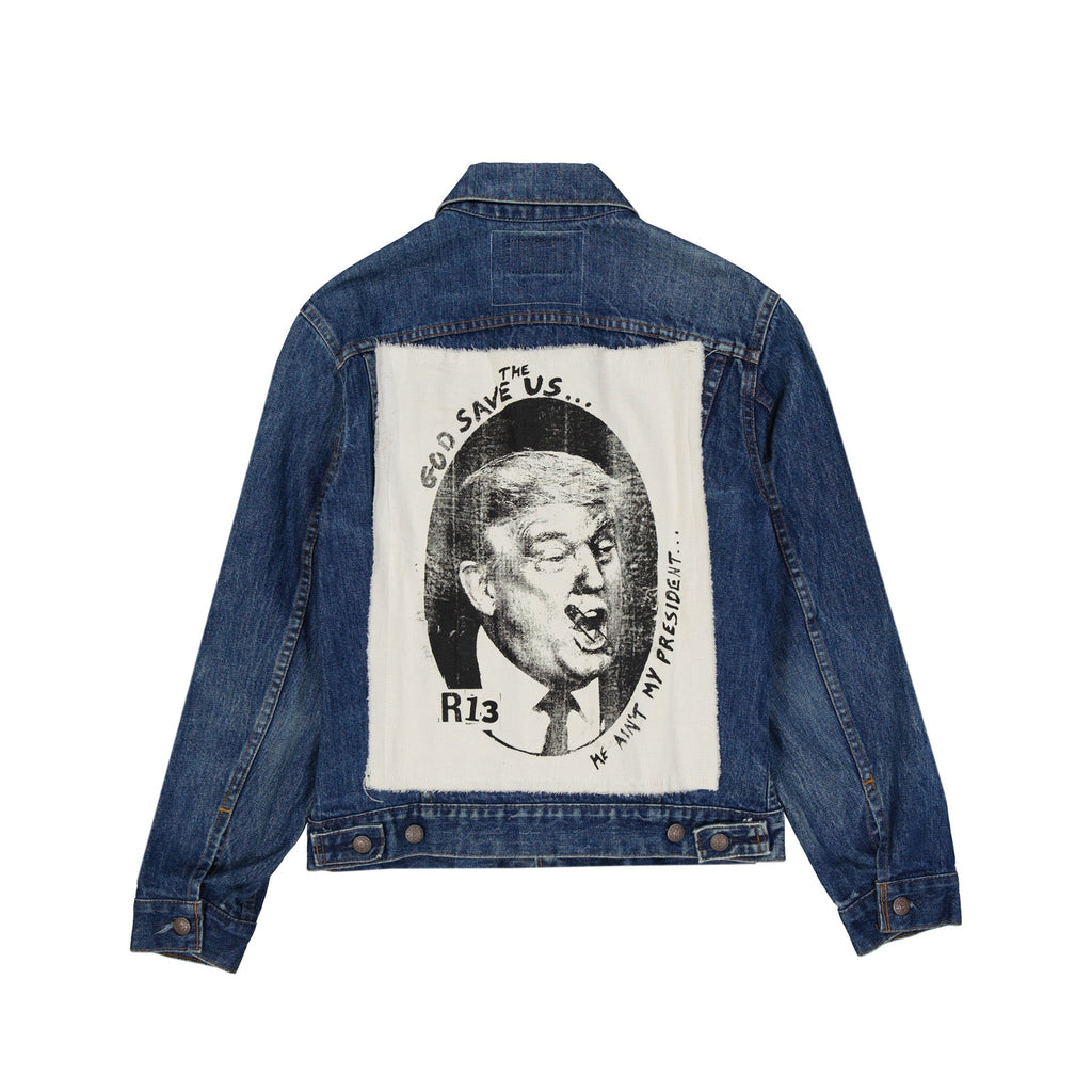 R13 Cotton Denim Jacket - MEN CLOTHING - R13 - Tluxy New