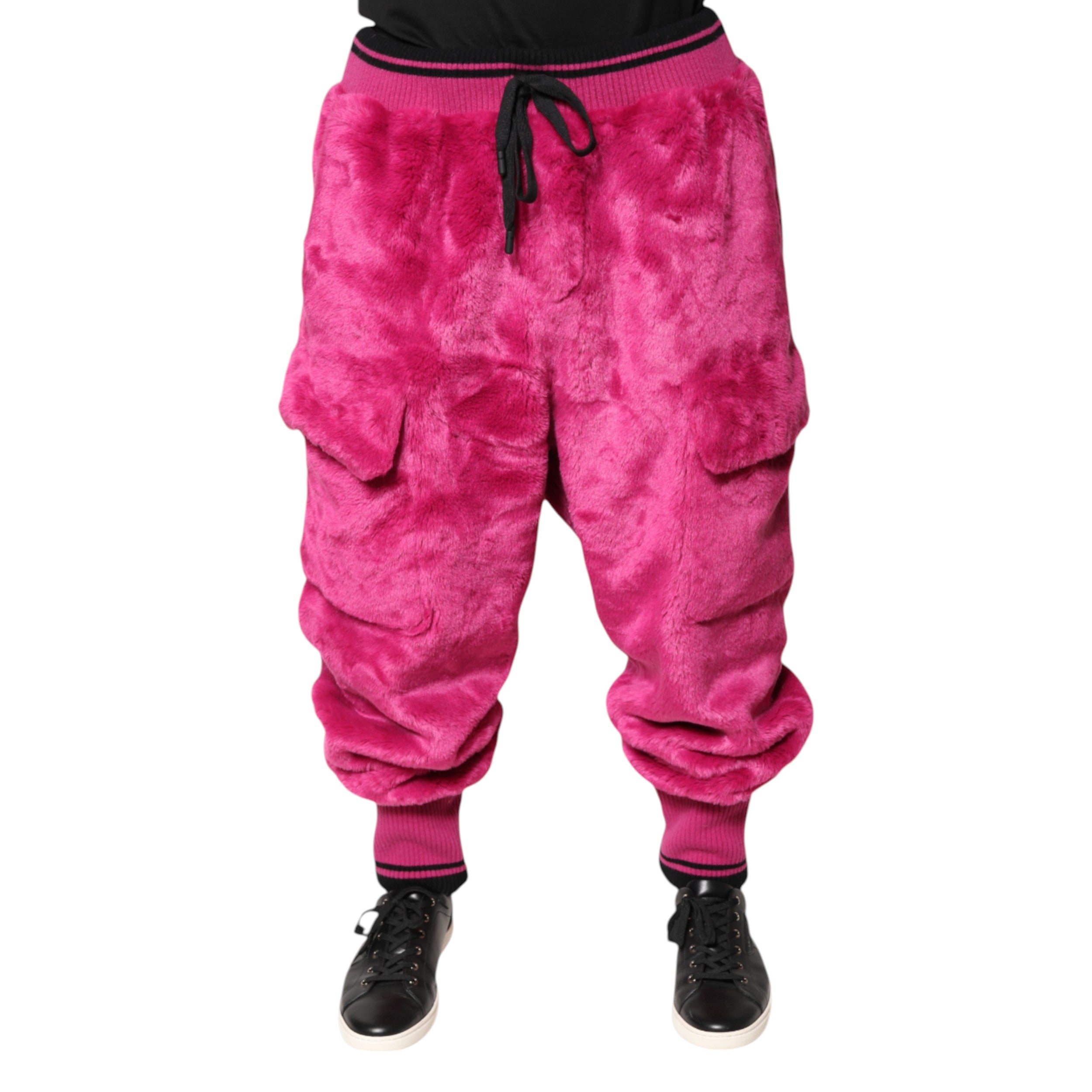 Dolce &amp; Gabbana – Jogginghose aus Acryl in Rosa