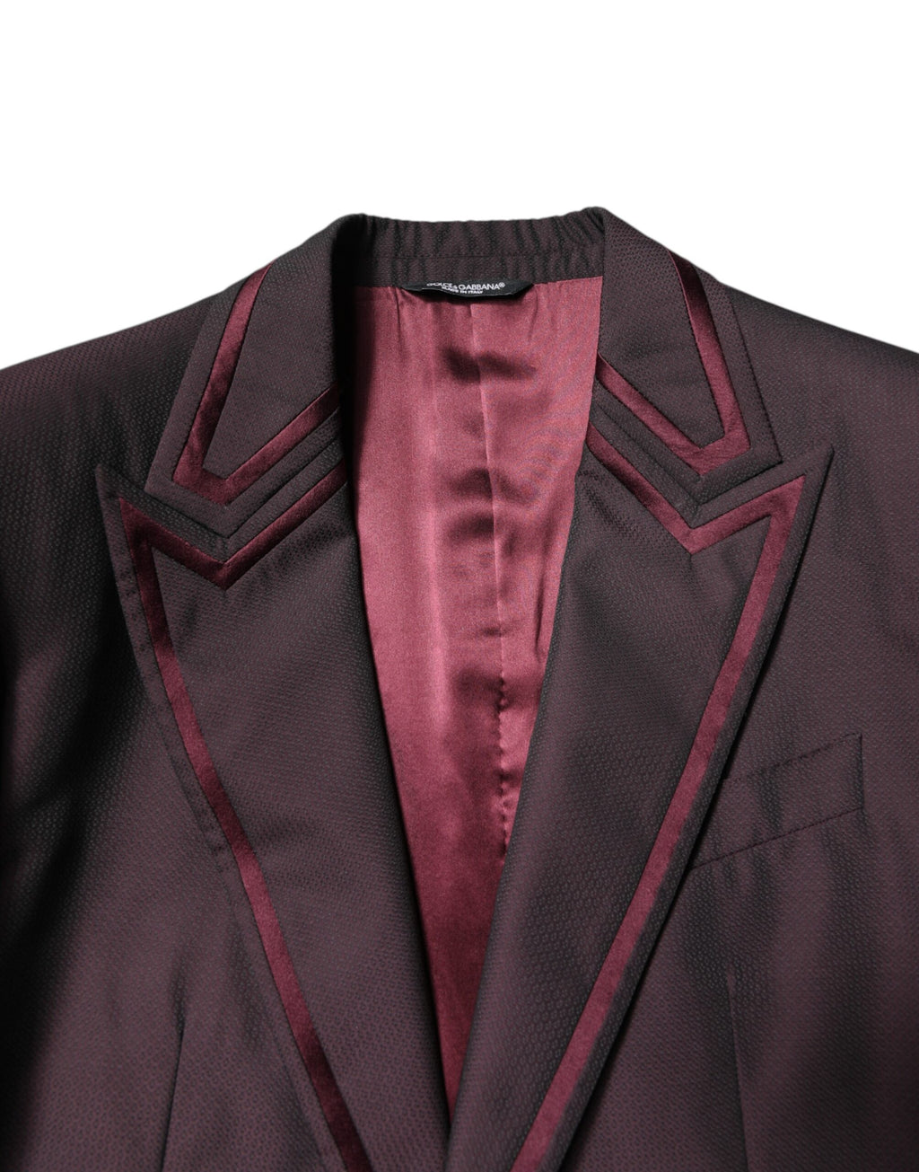 Costume formel 2 pièces marron à boutonnage simple Dolce &amp; Gabbana
