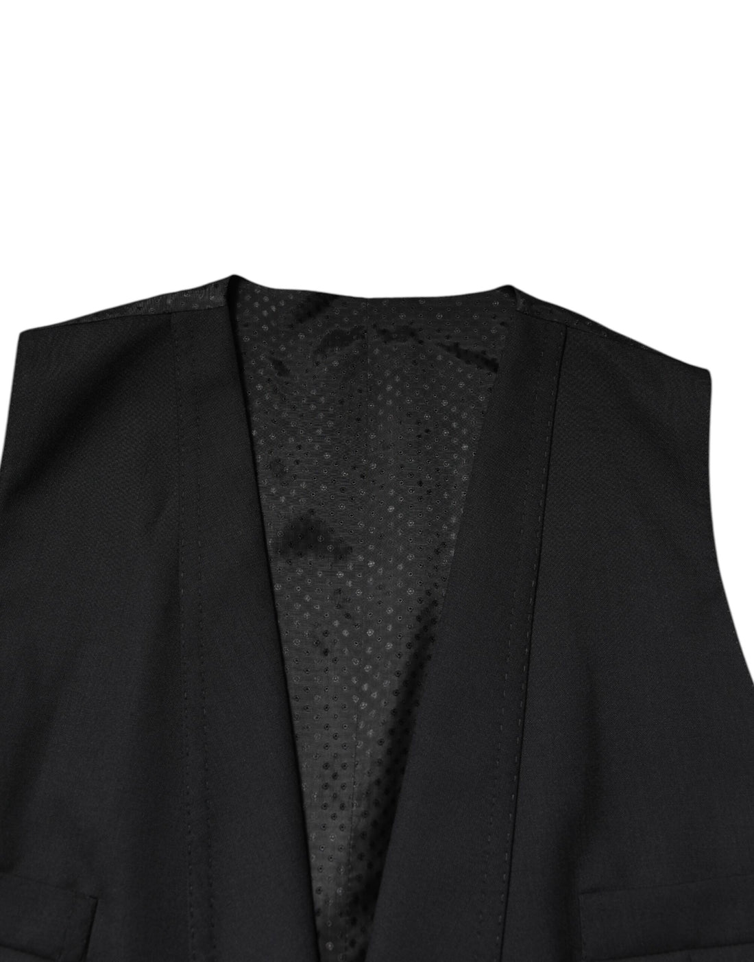 Dolce & Gabbana Black Single Breasted Formal 3 Piece Suit