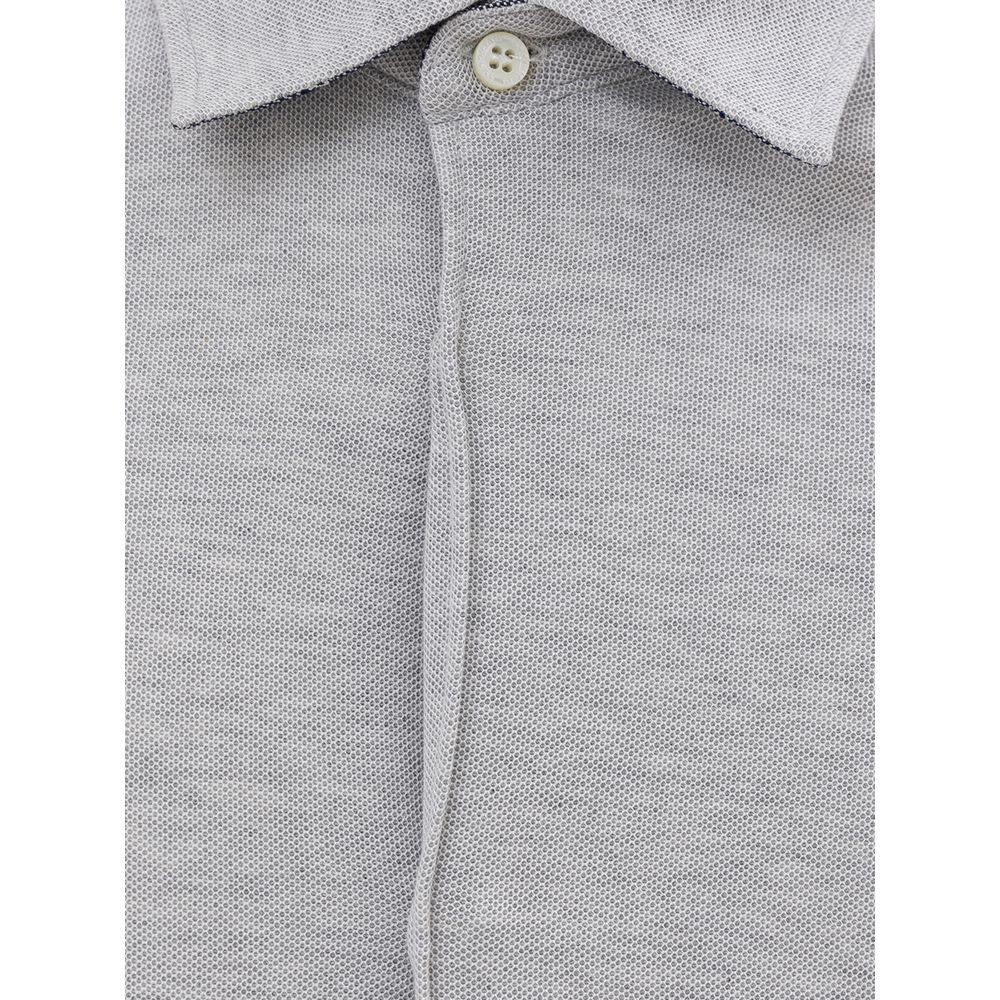Corneliani Gray Cotton Clothing