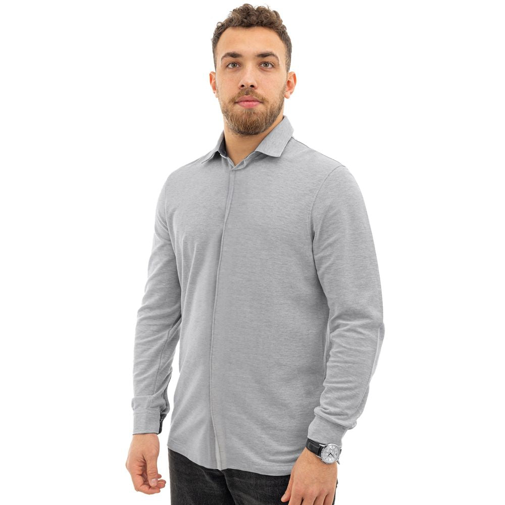 Corneliani Gray Cotton Clothing