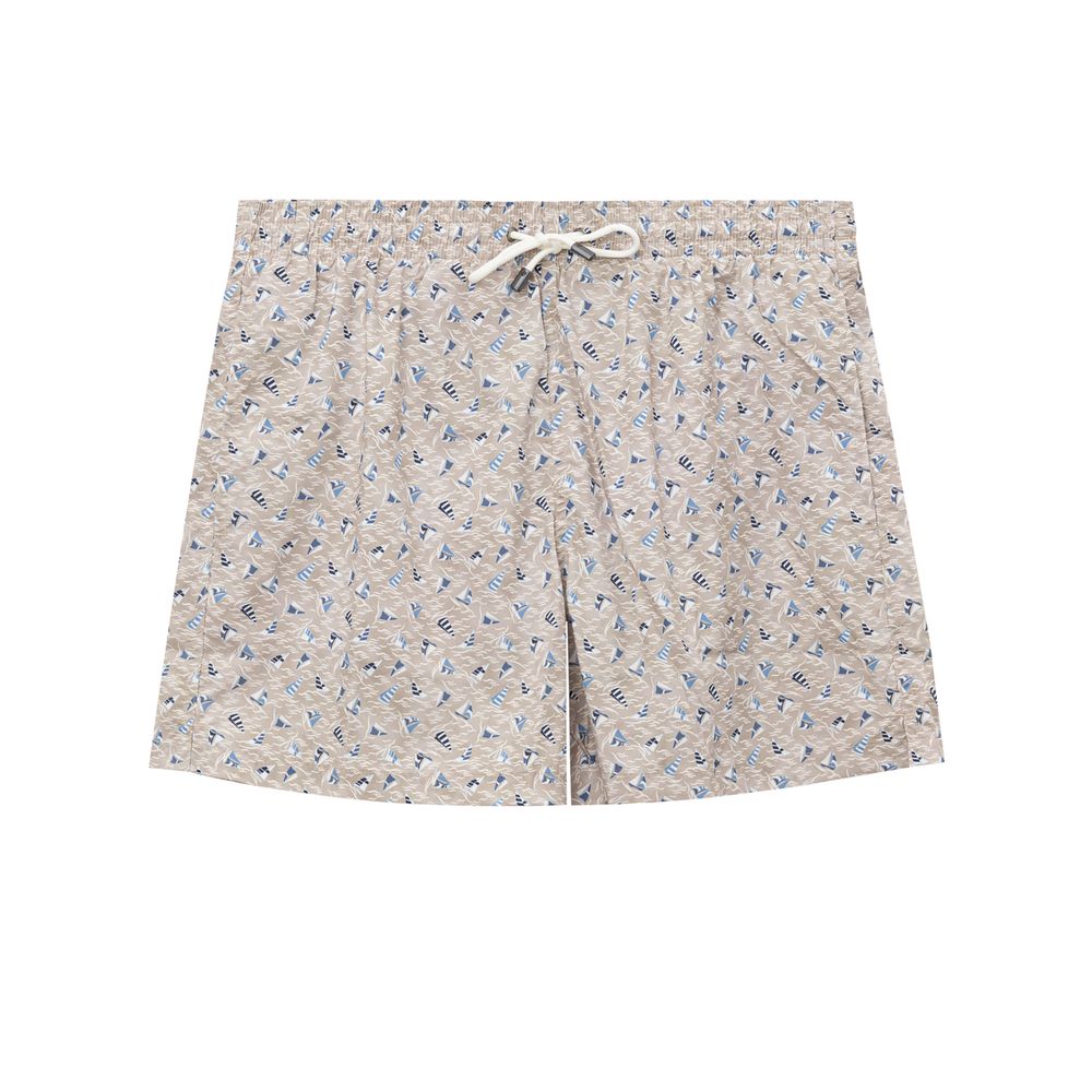 Canali Beige Polyester Bademode