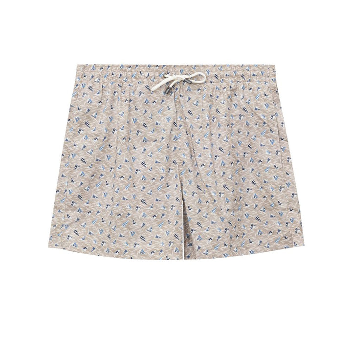 Canali Beige Polyester Swimwear