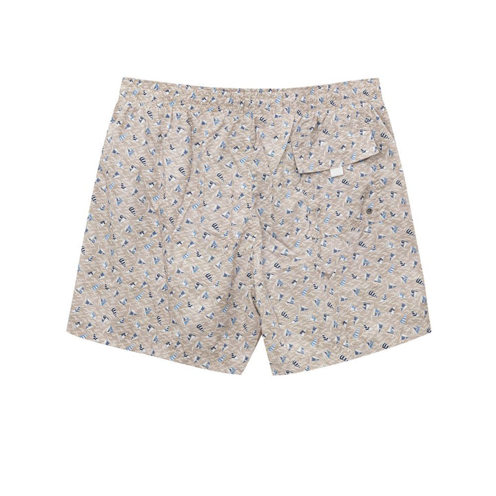 Canali Beige Polyester Swimwear