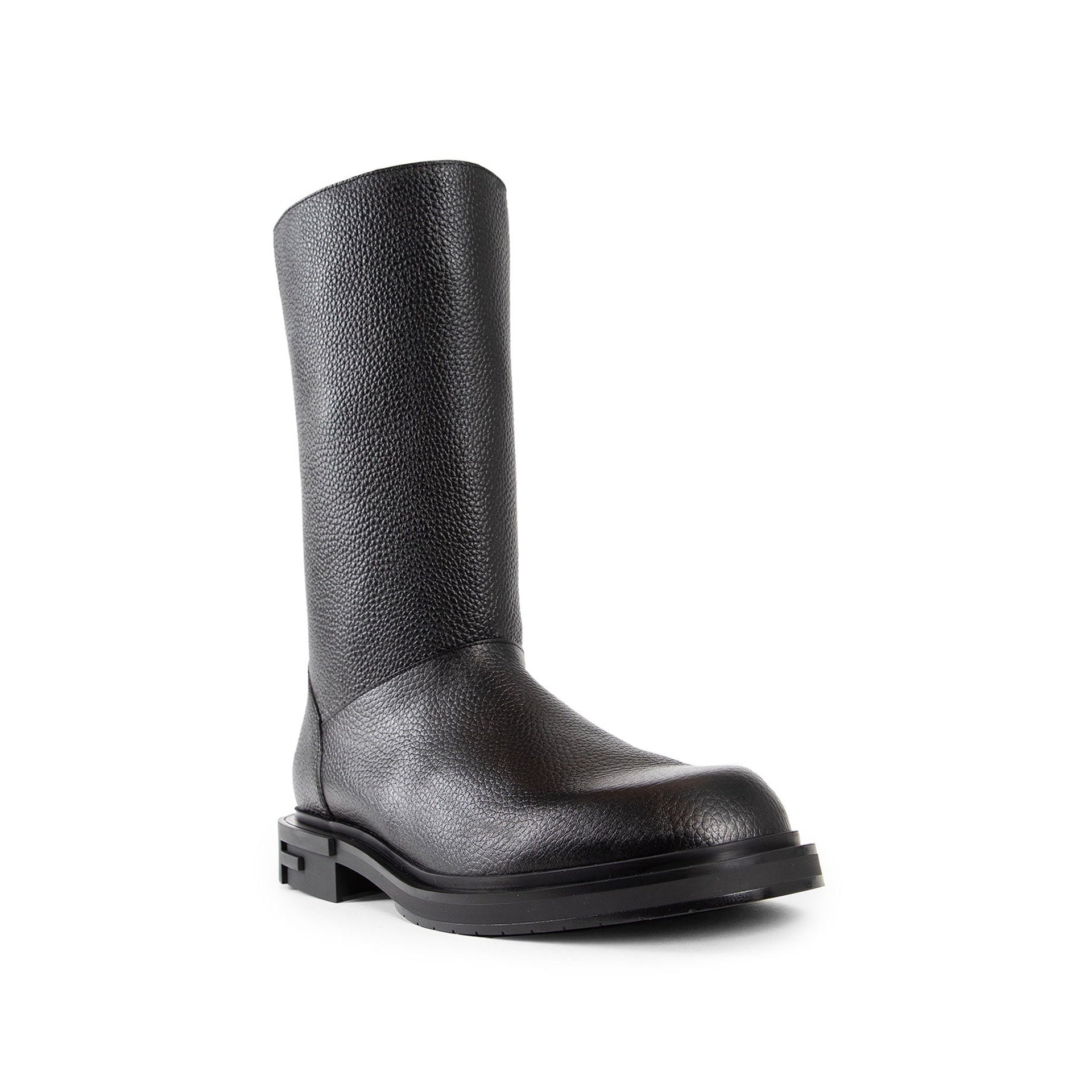 Fendi Leather Frame Boots