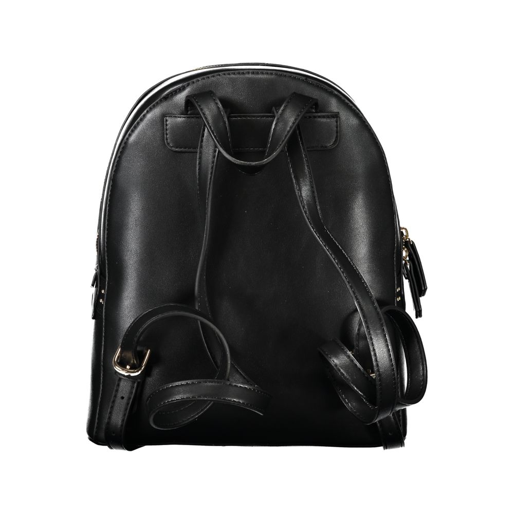 Mario Valentino Schwarzer Polyethylen-Rucksack für Damen