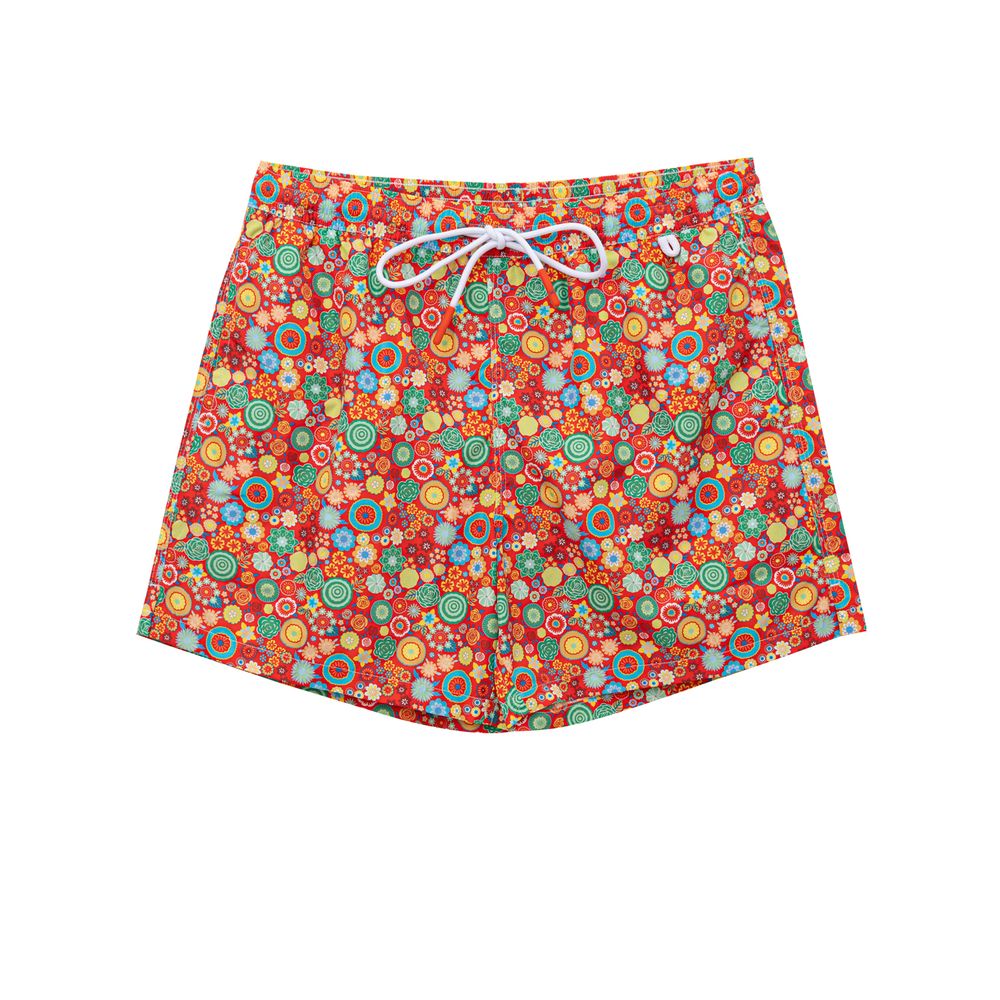 Isaia Rote Polyester-Bademode