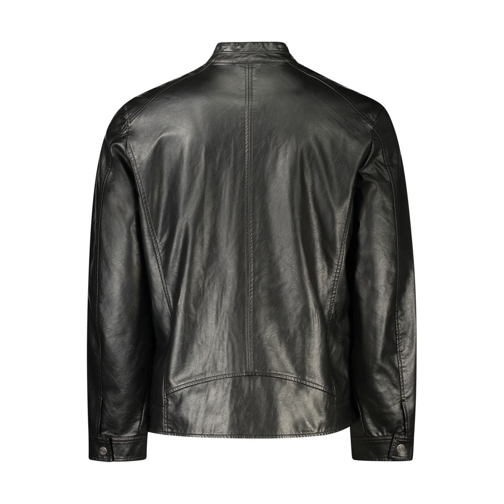 Guess Jeans Black Polyethylene Jacket