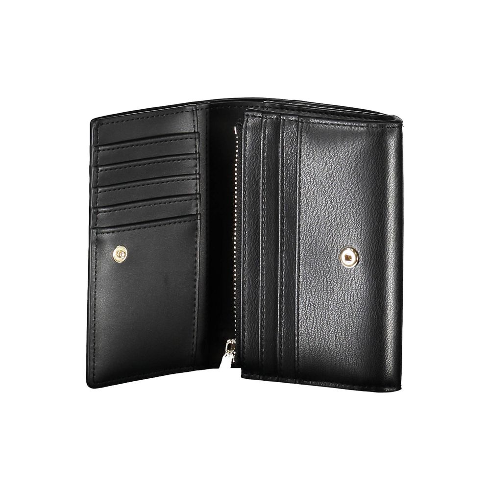 Portefeuille femme Tommy Hilfiger en polyéthylène noir