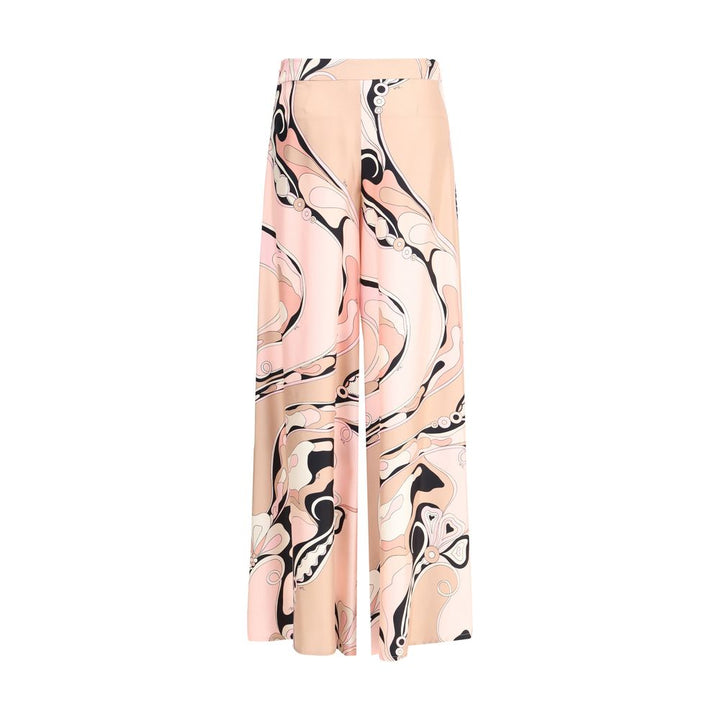 Emilio Pucci Orchid print silk Pants